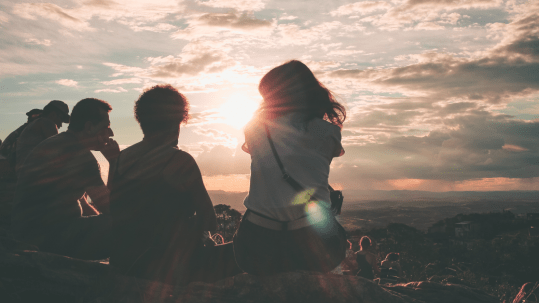image of friends with healthy boundaries