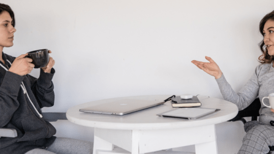 Positive Wellbeing Psychology Melbourne | How Being Assertive Can Improve Communication, Reduces Stress and Boosts Our Self-Confidence! girls talking