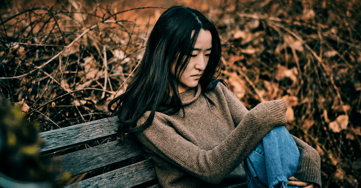 lady seeking trauma psychology