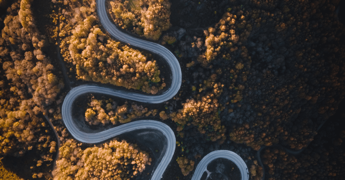 a long winding road to represent psychology of passion vs duty
